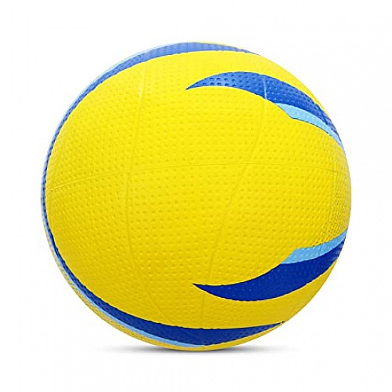 Nivia Craters Volleyball/Rubber Moulded Volleyball/for Indoor/Outdoor/for Men/Women Size - 4 (Yellow/Blue)