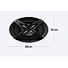 Sony Car Speaker XS-FB162E 16 cm (6.5 inch) 2-Way Coaxial Speakers (Black), Peak Power - 260W, RMS POWER - 45W, RATED POWER - 40W