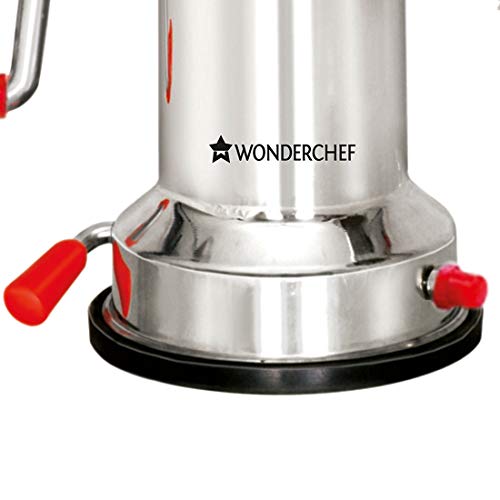 Wonderchef Stainless Steel Coconut Scraper for Kitchen, Vacuum Base, Rotatable Handle, Manual Operation, Silver Wonderchef Stainless Steel Coconut Scraper for Kitchen, Vacuum Base, Rotatable Handle, Manual Operation, Silver