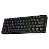 Redragon K530 Pro Draconic 60% RGB Mechanical Gaming Keyboard, Bluetooth 2.4Ghz Wired 3-Mode 61 Keys Compact Black