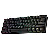 Redragon K530 Pro Draconic 60% RGB Mechanical Gaming Keyboard, Bluetooth 2.4Ghz Wired 3-Mode 61 Keys Compact Black