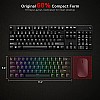 Redragon K530 Pro Draconic 60% RGB Mechanical Gaming Keyboard, Bluetooth 2.4Ghz Wired 3-Mode 61 Keys Compact Black