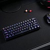 Redragon K530 Pro Draconic 60% RGB Mechanical Gaming Keyboard, Bluetooth 2.4Ghz Wired 3-Mode 61 Keys Compact Black