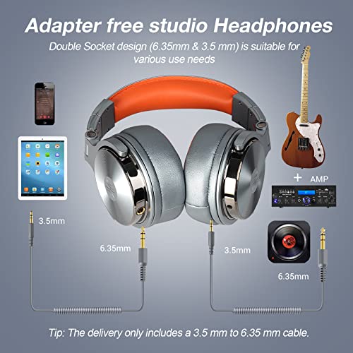 OneOdio Over Ear Headphones Studio Wired Bass Headsets with 50mm Driver, Foldable Lightweight Headphones OneOdio Over Ear Headphones Studio Wired Bass Headsets with 50mm Driver, Foldable Lightweight Headphones