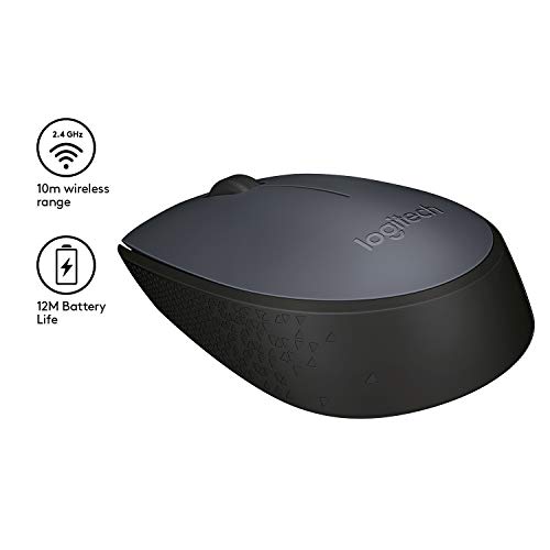 Logitech M171 Wireless Mouse Grey/Black Logitech M171 Wireless Mouse Grey/Black