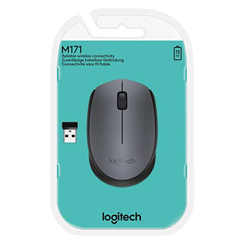 Logitech M171 Wireless Mouse Grey/Black Logitech M171 Wireless Mouse Grey/Black