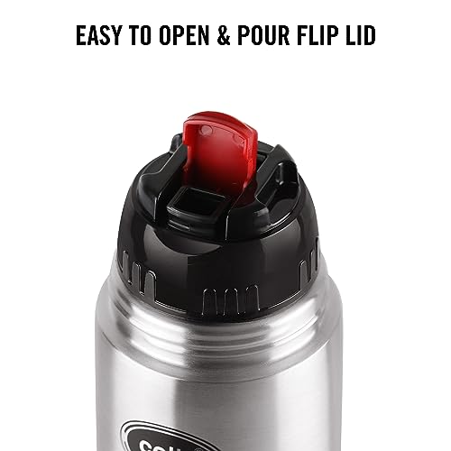 Cello Flipstyle Thermosteel Water Bottle, 1000ml Cello Flipstyle Thermosteel Water Bottle, 1000ml