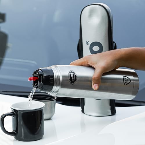 Cello Flipstyle Thermosteel Water Bottle, 1000ml Cello Flipstyle Thermosteel Water Bottle, 1000ml
