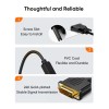 CableCreation DVI to HDMI Cable 0.5ft, Short Bi-Directional HDMI Female to DVI-D(24+1) Male Adapter