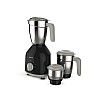 Philips HL7756/01 750 Watt Mixer Grinder, 3 Stainless Steel Multipurpose Jars (Black)