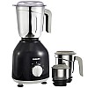 Philips HL7756/01 750 Watt Mixer Grinder, 3 Stainless Steel Multipurpose Jars (Black)