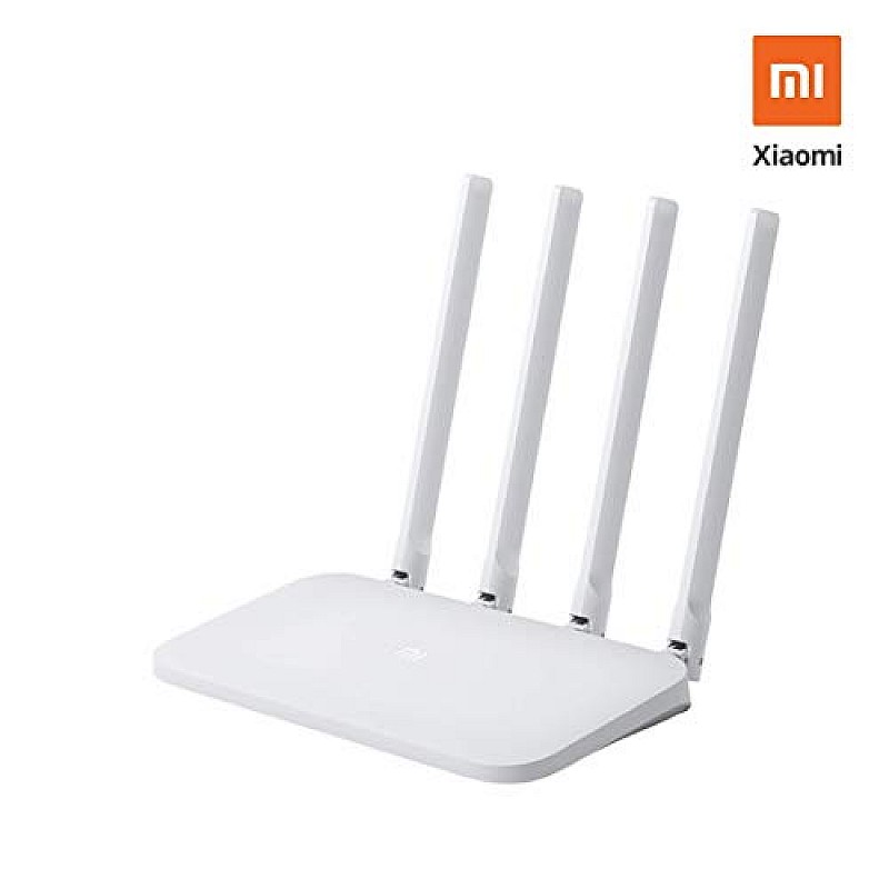 Xiaomi Mi Smart Router 4C 300 Mbps with 4 high Performance Antenna  App Control Single Band Wi-Fi White