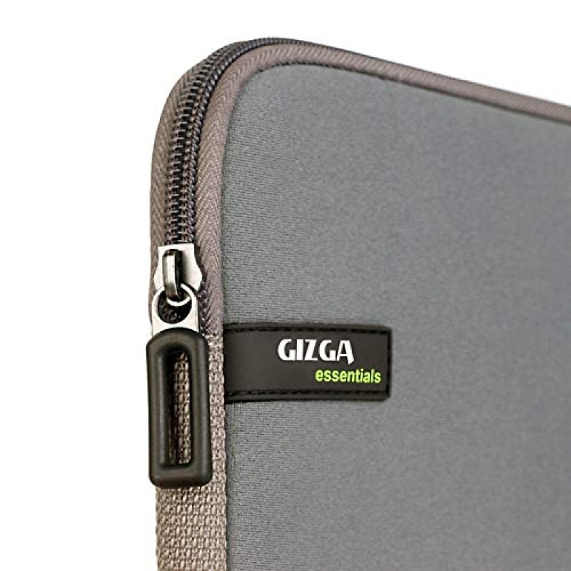 Gizga Essentials Tablet Kindle Bag Sleeve Case Cover Pouch for 10 Inch Tablets, Premium Neoprene Material  Grey