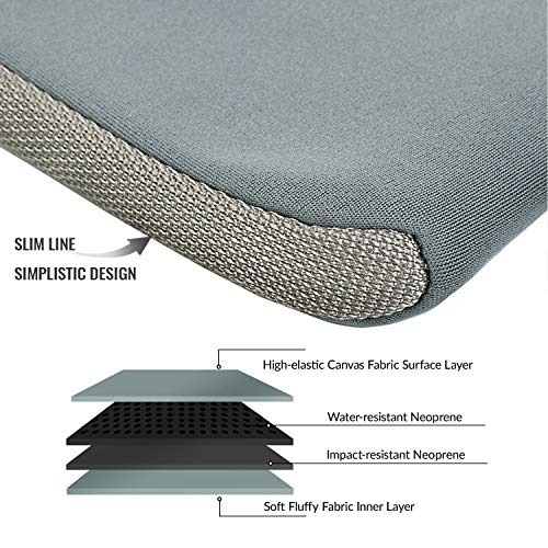 Gizga Essentials Tablet Kindle Bag Sleeve Case Cover Pouch for 10 Inch Tablets, Premium Neoprene Material Grey Gizga Essentials Tablet Kindle Bag Sleeve Case Cover Pouch for 10 Inch Tablets, Premium Neoprene Material Grey
