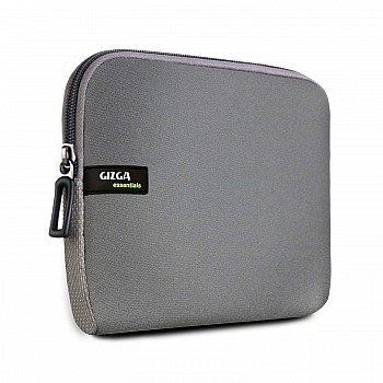 Gizga Essentials Tablet Kindle Bag Sleeve Case Cover Pouch for 10 Inch Tablets, Premium Neoprene Material  Grey