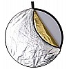 Powerpak 5 in 1 80cm/ 32 inch Translucent Silver Gold White and Black Collapsible Round Multi Disc Light Reflector