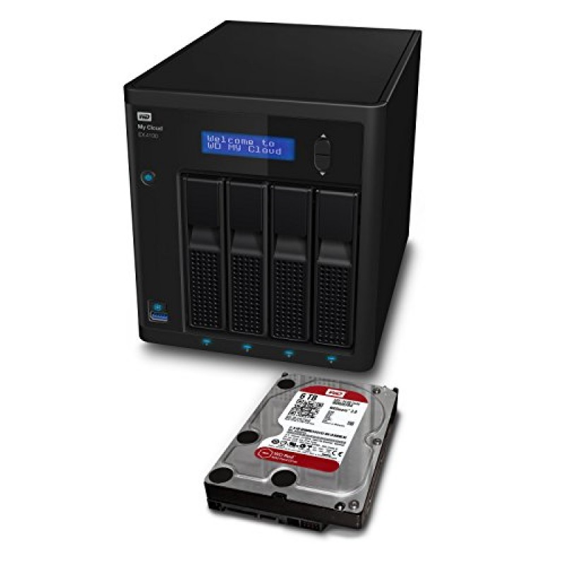 Western Digital My Cloud Expert Series 4-Bay 24TB Network Attached Storage Western Digital My Cloud Expert Series 4-Bay 24TB Network Attached Storage