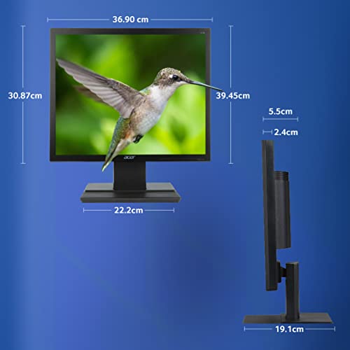 Acer V176L 17-inch(44cm) Square 1280 X 1024 (SXGA) Resolution LED Backlit Computer Monitor, 250 Nits, 5 MS Response Time, TCO Certified Acer V176L 17-inch(44cm) Square 1280 X 1024 (SXGA) Resolution LED Backlit Computer Monitor, 250 Nits, 5 MS Response Time, TCO Certified