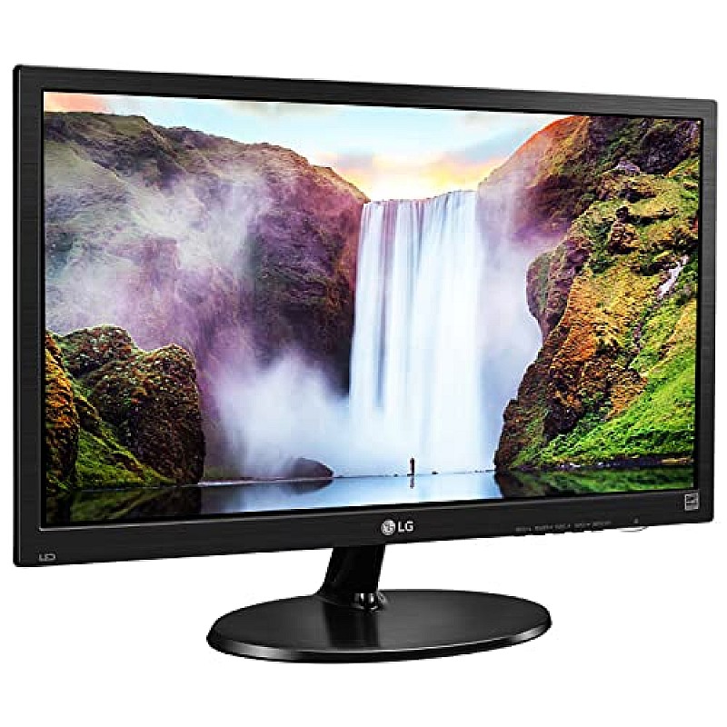 LG 19M38Ab 19-Inch (47 Cm) Led 1366 X 768 Pixels Hd Ready Monitor, Tn Panel With Vga Port (Black)