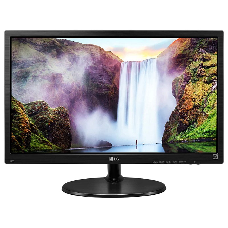 LG 19M38Ab 19-Inch (47 Cm) Led 1366 X 768 Pixels Hd Ready Monitor, Tn Panel With Vga Port (Black)