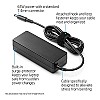 HP 65W 7.4mm Pin Charger for HP EliteBook Laptop Series Without Power Cord - Black