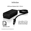 HP 65W 7.4mm Pin Charger for HP EliteBook Laptop Series Without Power Cord - Black