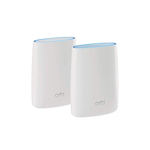 Netgear Orbi High Performance AC3000 Tri-Band Whole Home Mesh WiFi System with 3Gbps Speed (RBK50, 1 Router & 1 Satellite Covers Upto 5000 sqft) Netgear Orbi High Performance AC3000 Tri-Band Whole Home Mesh WiFi System with 3Gbps Speed (RBK50, 1 Router & 1 Satellite Covers Upto 5000 sqft)