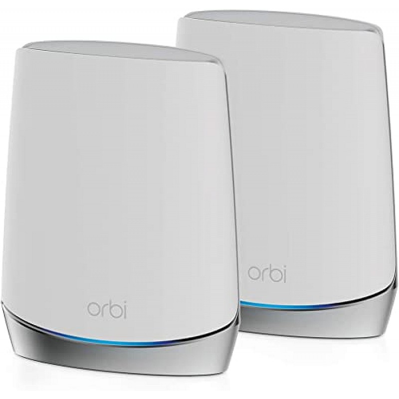 Netgear Orbi High Performance AC3000 Tri-Band Whole Home Mesh WiFi System with 3Gbps Speed (RBK50, 1 Router & 1 Satellite Covers Upto 5000 sqft)