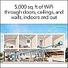 Netgear Orbi High Performance AC3000 Tri-Band Whole Home Mesh WiFi System with 3Gbps Speed (RBK50, 1 Router & 1 Satellite Covers Upto 5000 sqft)