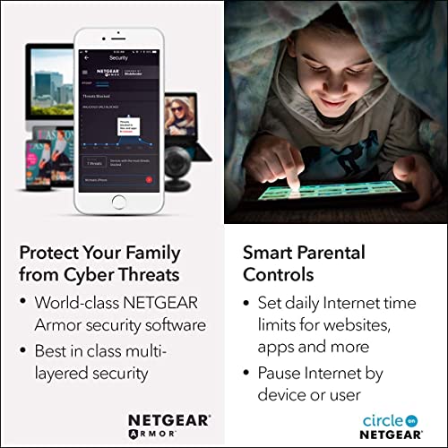 Netgear Orbi High Performance AC3000 Tri-Band Whole Home Mesh WiFi System with 3Gbps Speed (RBK50, 1 Router & 1 Satellite Covers Upto 5000 sqft) Netgear Orbi High Performance AC3000 Tri-Band Whole Home Mesh WiFi System with 3Gbps Speed (RBK50, 1 Router & 1 Satellite Covers Upto 5000 sqft)