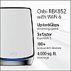 Netgear Orbi High Performance AC3000 Tri-Band Whole Home Mesh WiFi System with 3Gbps Speed (RBK50, 1 Router & 1 Satellite Covers Upto 5000 sqft)