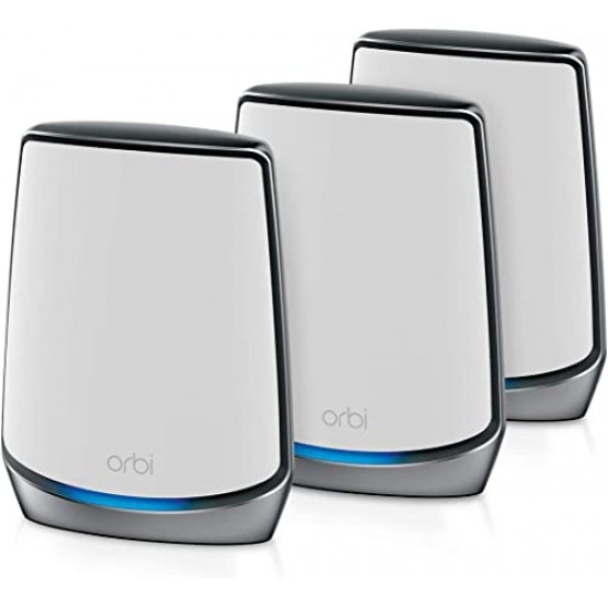 Netgear Orbi High Performance AC3000 Tri-Band Whole Home Mesh WiFi System with 3Gbps Speed (RBK50, 1 Router & 1 Satellite Covers Upto 5000 sqft)