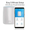 Netgear Orbi High Performance AC3000 Tri-Band Whole Home Mesh WiFi System with 3Gbps Speed (RBK50, 1 Router & 1 Satellite Covers Upto 5000 sqft)