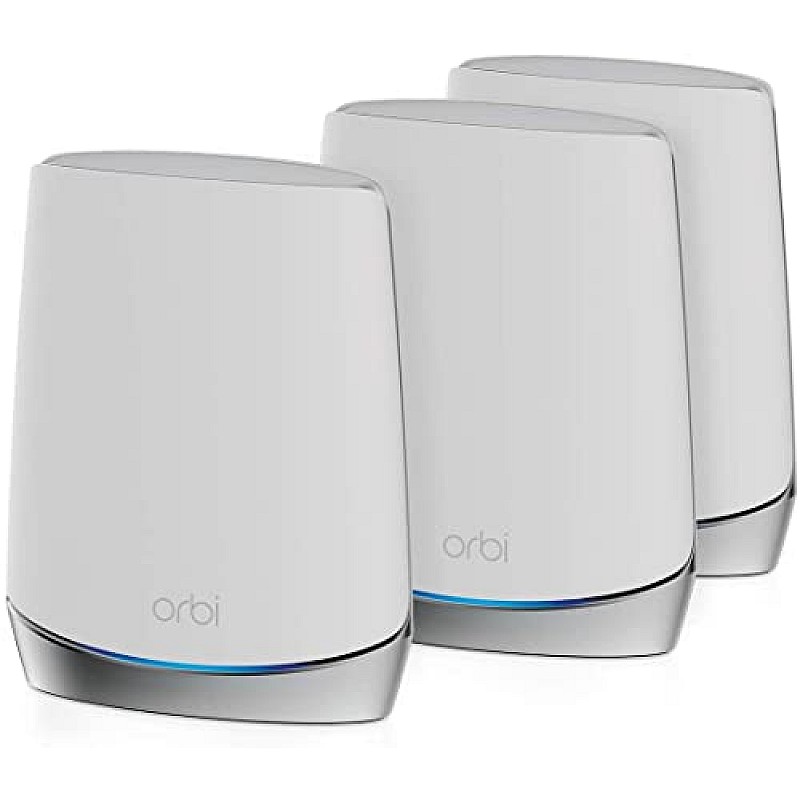 Netgear Orbi High Performance AC3000 Tri-Band Whole Home Mesh WiFi System with 3Gbps Speed (RBK50, 1 Router & 1 Satellite Covers Upto 5000 sqft)