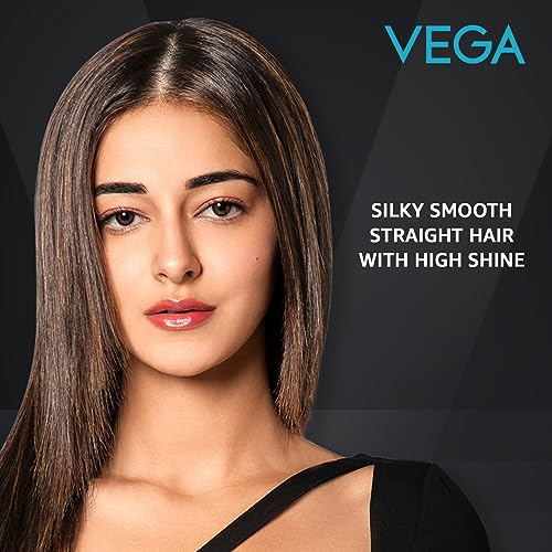 VEGA Trendy Hair Straightener With Adjustable Temperature And Floating Ceramic Coated Plates (Vhsh-16),Multicolor VEGA Trendy Hair Straightener With Adjustable Temperature And Floating Ceramic Coated Plates (Vhsh-16),Multicolor