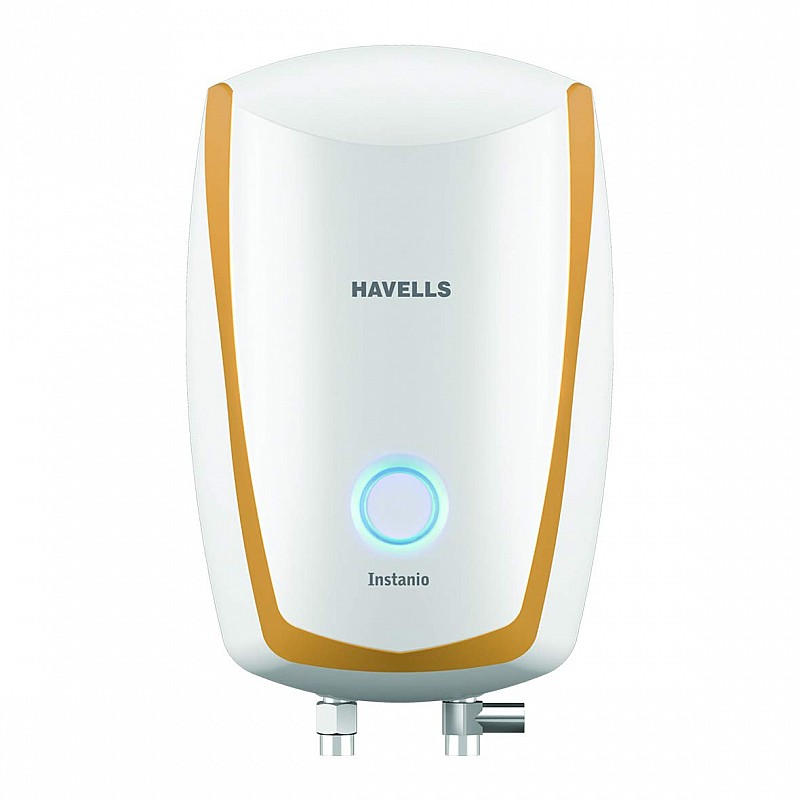 Havells Instanio 3 Litre, 3 KW Instant Water Heater (White Mustard)-