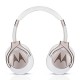 Motorola Pulse Max Over Ear Wired Headphones with Alexa (White)