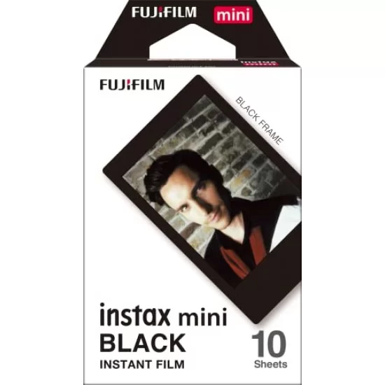 Fujifilm Instax Designer Film for Mini Cameras (Black, 10 Sheets)
