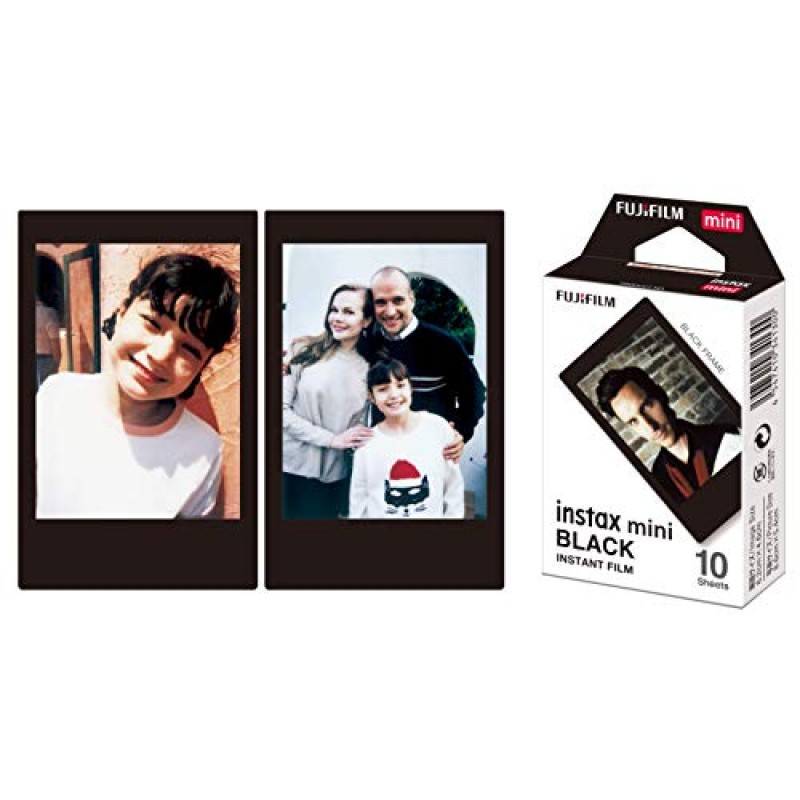 Fujifilm Instax Designer Film for Mini Cameras (Black, 10 Sheets)