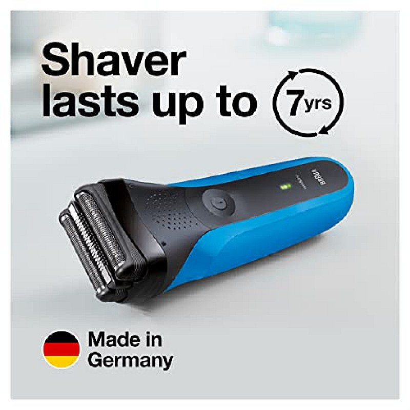 Braun Series 3 310s Wet and  Dry Electric Shaver for Men Rechargeable, Sensitve shave for Skin Comfort cordless, 5 combs