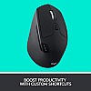 Logitech M720 Triathlon Multi-Device Wireless Mouse, Bluetooth, USB Unifying Receiver