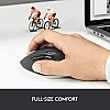 Logitech M720 Triathlon Multi-Device Wireless Mouse, Bluetooth, USB Unifying Receiver