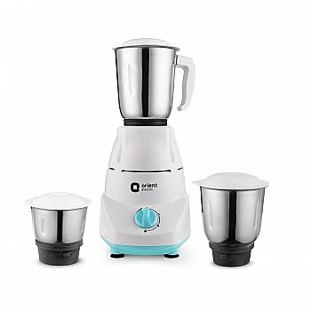 Orient Electric 500W mixer grinder Kitchen Kraft 500 MGKK50B3 with 3 SS jars Longer life balanced coil motor