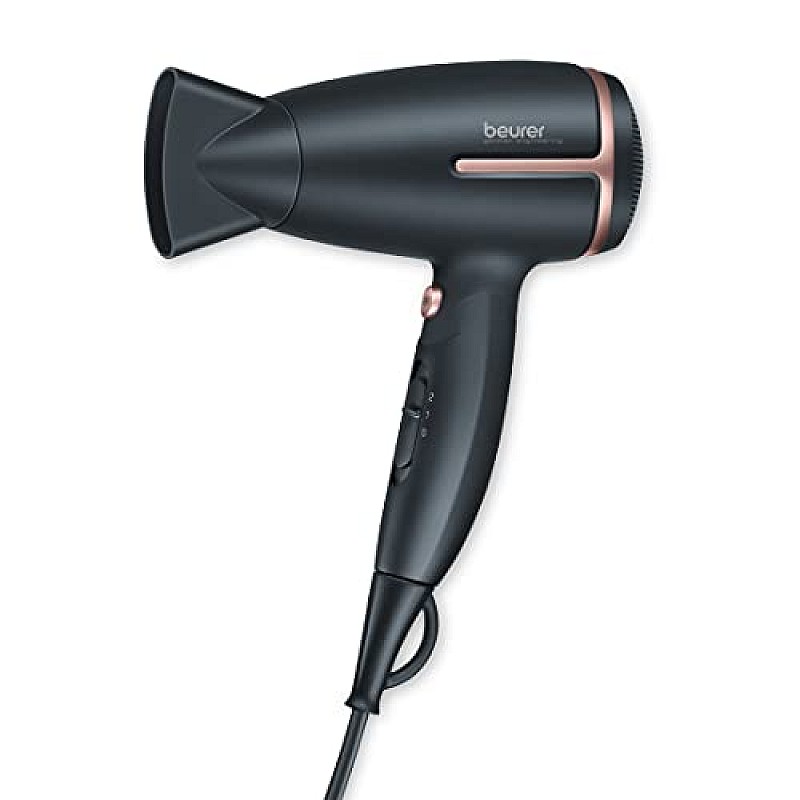 Beurer HC25 Travel Hair Dryer 1600 Watts, Black