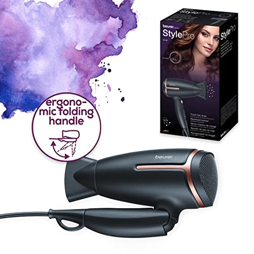 Beurer HC25 Travel Hair Dryer 1600 Watts, Black Beurer HC25 Travel Hair Dryer 1600 Watts, Black