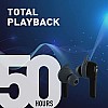 SYSKA Sonic Buds IEB900 Earbuds with 50Hr Play Time, auto ENc Tech, Low Latency Jade Black, True Wireless