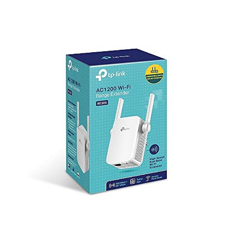 TP-Link RE305 1200 Mbps WiFi Range Extender  (White, Dual Band)