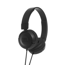 JBL T450 by Harman Extra Bass On-Ear Headphones with Mic (Black)
