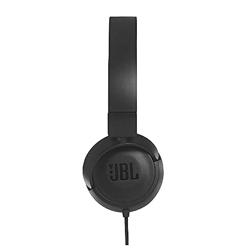 JBL T450 by Harman Extra Bass On-Ear Headphones with Mic (Black)