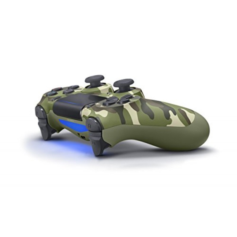 Sony DualShock 4 Version 2 Controller (EU) for PS4, Green Camouflage